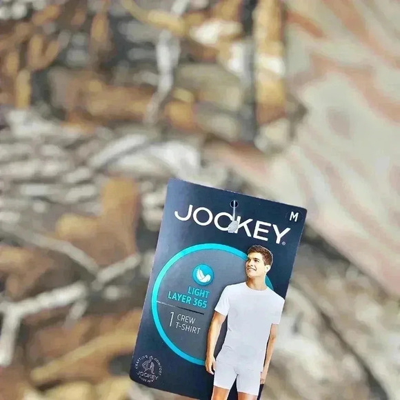 Jockey Light Layer 365 Realtree Xtra Camo Sport Fit Crew Tee M,L or XL - Picture 5 of 7